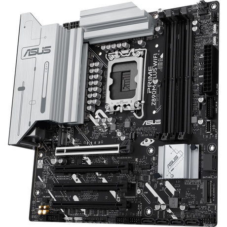 Scheda madre Asus Prime Z890M-Plus WiFi Socket 1851 (RAID, 2,5 GB-LAN, WiFi 7, BT, audio, µATX)