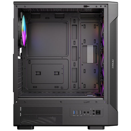 Custodia midi tower Antec vx320 argb (nera | 3x usb-a | vetro temperato)