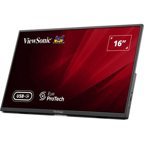 Monitor portatile leggero Viewsonic VA1650 16 (nero, 1x HDMI, USB-C)