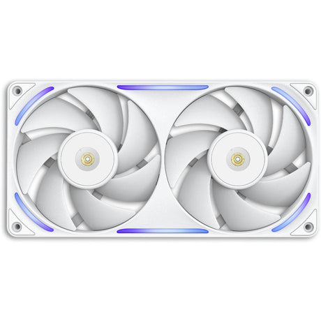 Ventole per case Nzxt Performance F280x RGB (bianco, 2 pezzi, 280 x 140 x 30 mm, pwm)