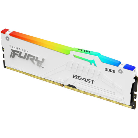 Kingston Fury 16 GB DDR5-5600 RAM (bianco, KF556C40BWA-16, Beast RGB, XMP)