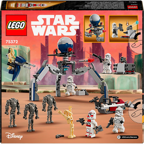 Pacchetto battaglia Lego Star Wars Clone Trooper™ Battle Droid™ - 75372