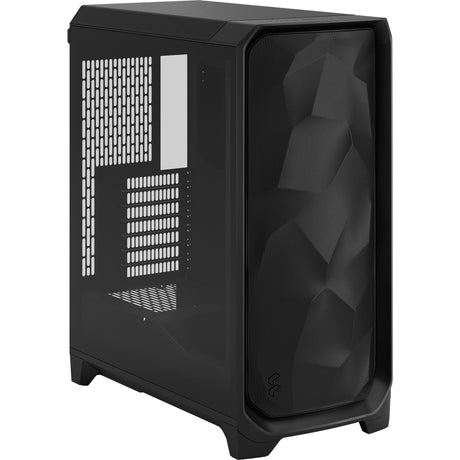 Custodia midi tower meshify 3 dal design frattale (nero | 2x USB-A | 1x USB-C | vetro temperato)