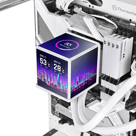 Thermaltake Minecube 360 Ultra Arbb Sync AIO Dispositivo di raffreddamento a liquido - Snow Edition Raffreddamento ad acqua (Bianco)
