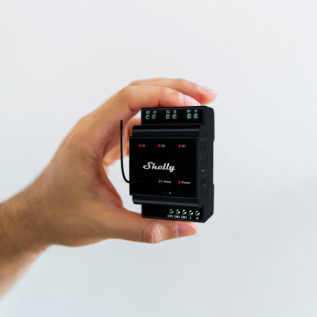Relè Shelly qubino wave pro 3 (nero, z-wave)