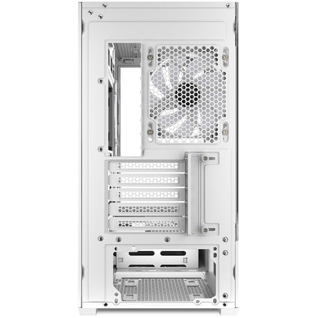 Custodia mini tower Sharkoon mk6 rgb (bianco | 2x usb-a | 1x usb-c | rgb | vetro temperato)