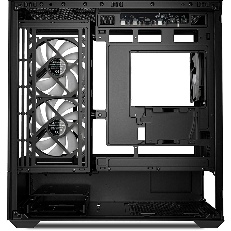 Custodia mini tower Sharkoon mk6 rgb (nera | 2x usb-a | 1x usb-c | rgb | vetro temperato)