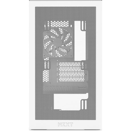 Custodia midi tower Nzxt h3 flow (bianco (opaco) | 1x USB-A | 1x USB-C | vetro temperato)