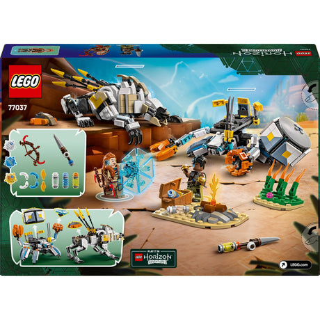 Lego ® Horizon Adventures™ Aloy e Varl contro il camminatore di conchiglie e i denti di sega - 77037