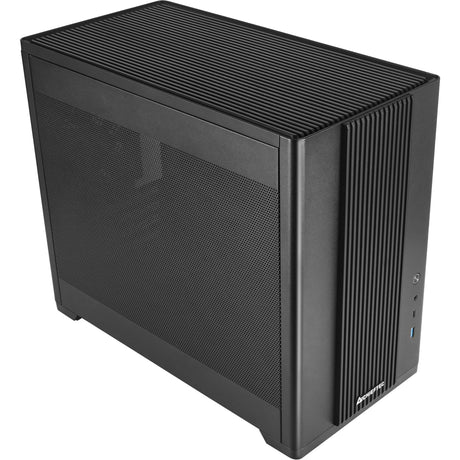 Custodia mini tower Chieftec bx-mesh (nera | 1x USB-A | 1x USB-C | vetro temperato)