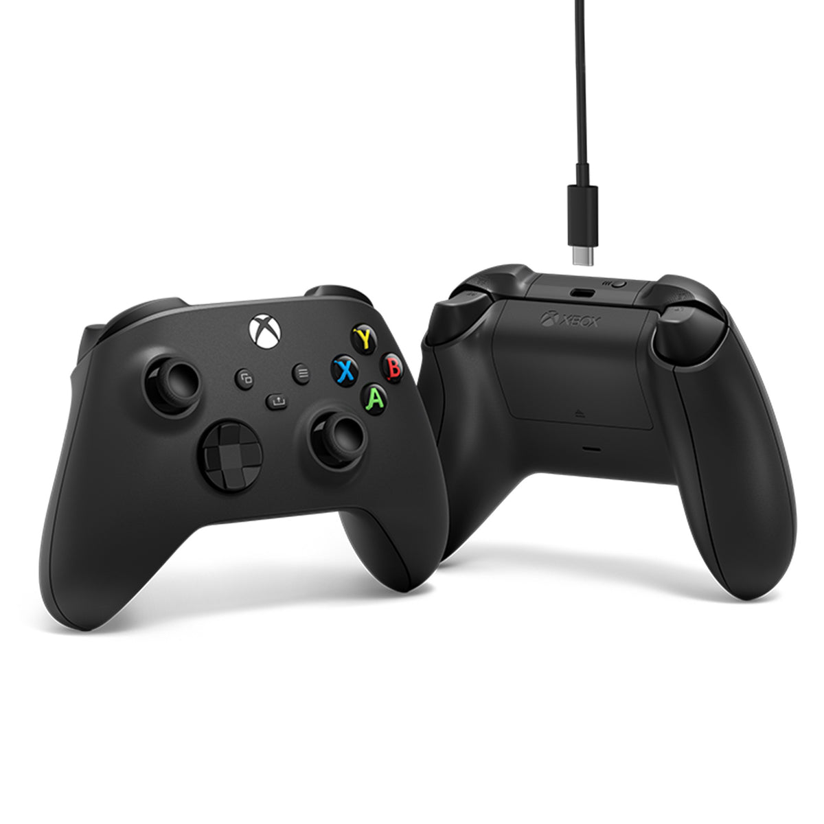 Controller Wireless per Xbox Microsoft + cavo USB-C (nero, incluso cavo USB-C | PC, Xbox One, Xbox Series X, Xbox Series S)
