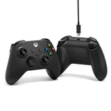 Controller Wireless per Xbox Microsoft + cavo USB-C (nero, incluso cavo USB-C | PC, Xbox One, Xbox Series X, Xbox Series S)