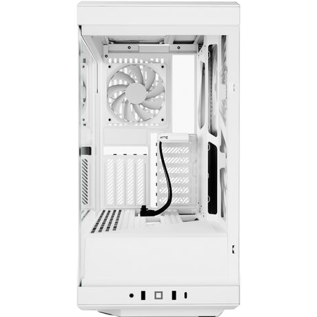 Custodia midi tower Hyte Y40 (bianco | 2x USB-A | 1x USB-C | vetro temperato)