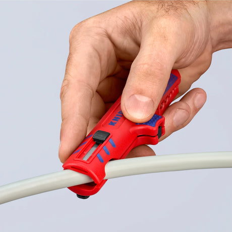 Spellacavi universale Knipex 1685125sb Strumento spelafili (rosso blu)