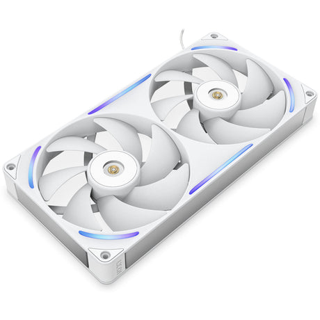 Ventole per case Nzxt Performance F280x RGB (bianco, 2 pezzi, 280 x 140 x 30 mm, pwm)