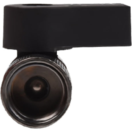 Valvola a sfera a 2 vie Alphacool g1 4 pezzo rubinetto nichel (nero)