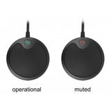 Delock Microfono a condensatore USB omnidirezionale per microfono da conferenza (nero)