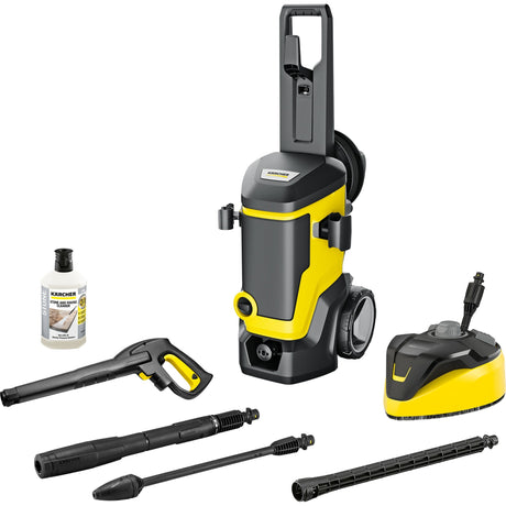 Idropulitrice Kärcher k 7 wcm premium home (giallo nero, con sabbiatrice, avvolgitubo e lavasuperfici)