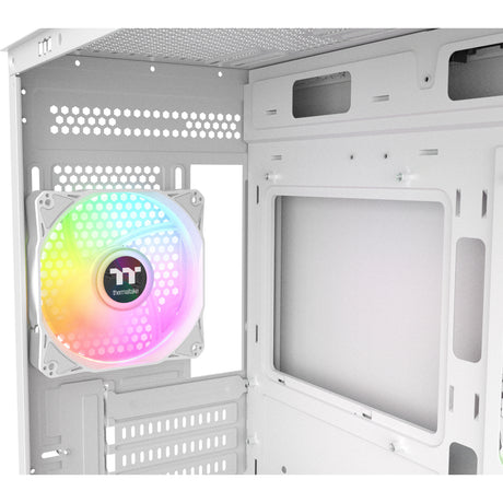 Custodia mini tower Thermaltake view 170 ws argb (colore legno bianco | 2x usb-a | rgb | vetro temperato)
