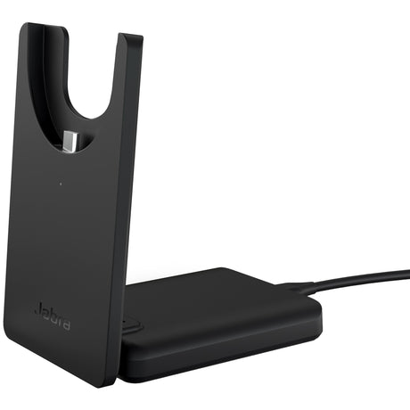 Jabra evolve2 55, incl. supporto di ricarica auricolare on-ear (nero, stereo, uc, usb-c, link380c)