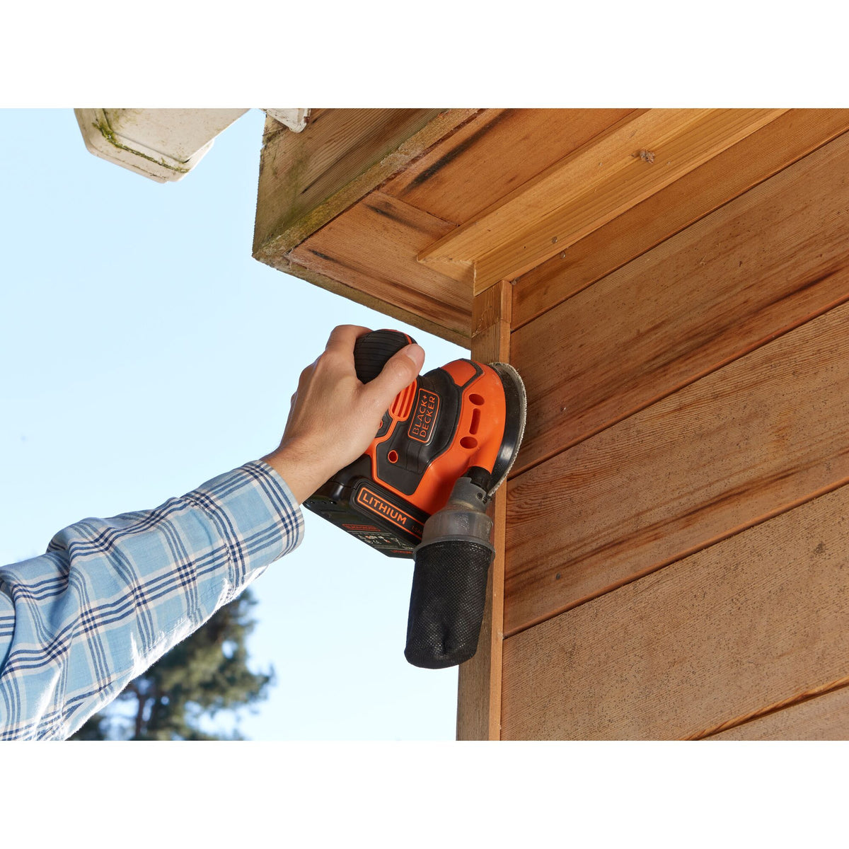 Kit cacciavite Black+decker 18v + levigatrice eccentrica 18v (nero arancione)