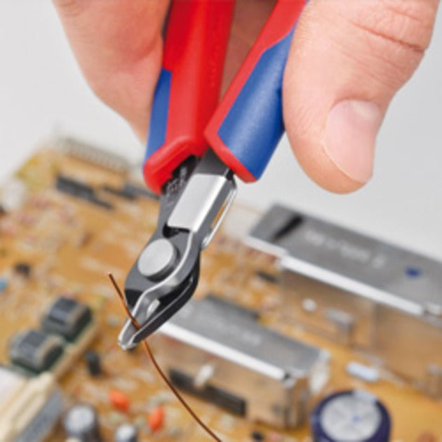Knipex 7871125 pinza a taglio laterale di precisione super-knips - elettronica - 125 mm