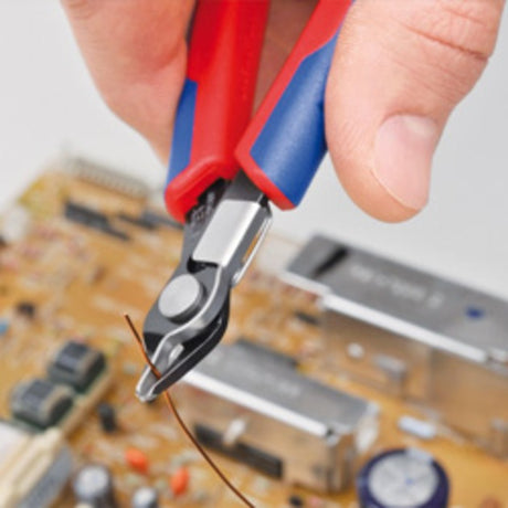 Knipex 7871125 pinza a taglio laterale di precisione super-knips - elettronica - 125 mm