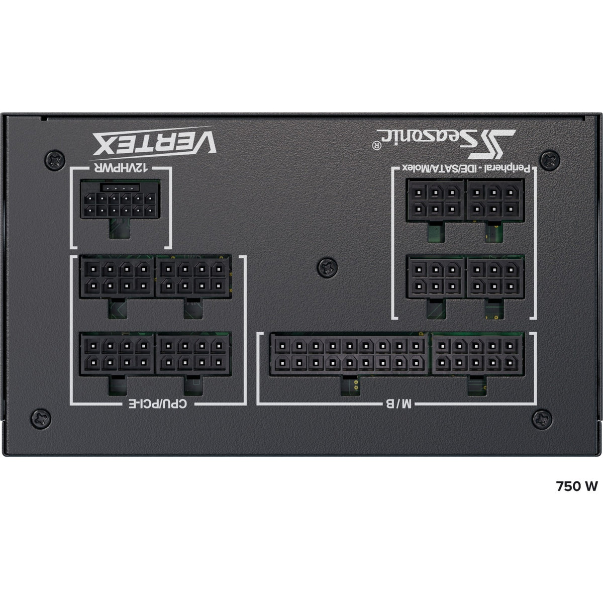 Vertex stagionale px-750, alimentatore modulare da 750 watt (nero, 2x pcie)