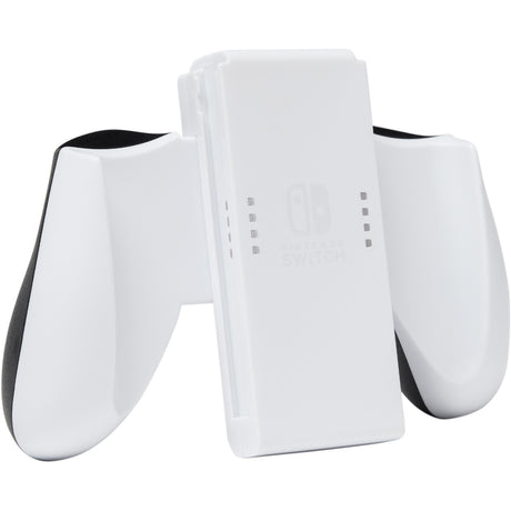 Impugnatura comfort Powera Joy-Con per Nintendo Switch - montaggio bianco (bianco)
