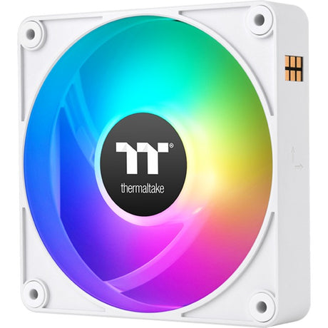 Thermaltake ct120 ex argb sync ventola di raffreddamento per PC neve (pacchetto da 3 ventole) ventole per case (bianco, 3 pezzi, 120 x 120 x 25 mm, pwm)