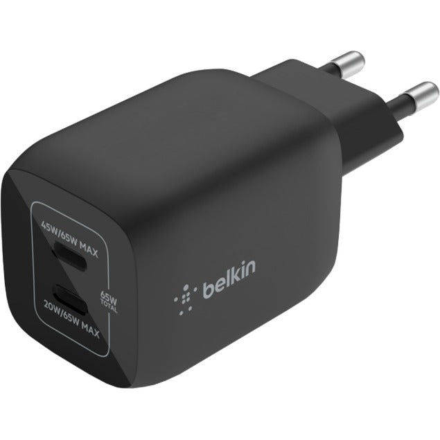 Belkin BoostCharge Pro 2-Poort USB-C Gan Wall caricatore con P
