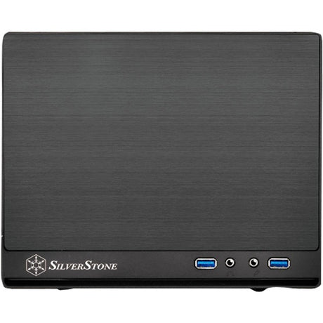 Custodia minitorre Silverstone SG13B-Q (nera | 2x USB-A)