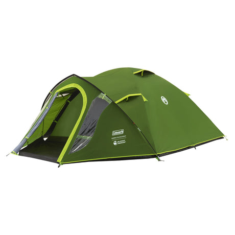 Tenda a cupola Coleman Darwin 3 Plus (verde scuro verde chiaro, con struttura frontale, modello 2025)