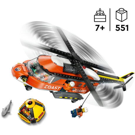 Lego City Exploration 60503 Elicottero della Guardia Costiera