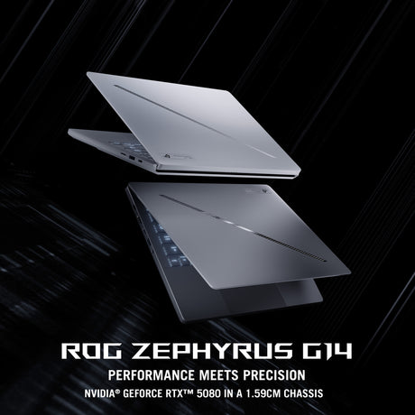 Asus Rog Zephyrus G14 Ga403um-QS024W 14 Copilot+ Laptop da gioco (Bianco | Ryzen 9 270 | RTX 5060 | 16 GB | SSD da 1 TB | OLED)