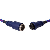 Cavo aviatore a spirale premium Keychron, cavo angolato (lilla, 1,08 metri)
