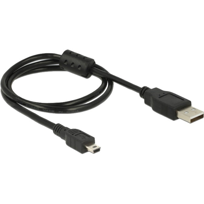Cavo Delock USB 2.0-A > Cavo USB mini-B a 5 pin da 0,70 m (nero)