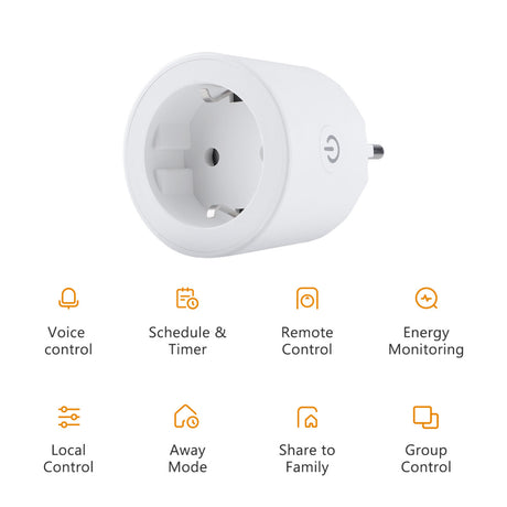 Imou ce2p smart plug (4 pezzi) spina (bluetooth 5.0, materia)