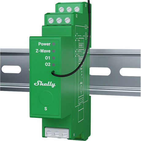 Shelly wave pro dimmer 14:00 (verde)