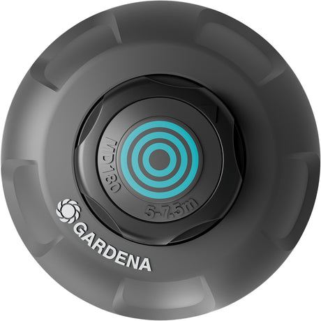 Irrigatore pop-up Gardena MD180 Irrigatore (grigio nero, distanza di spruzzo tra 5 m e 7,5 m)