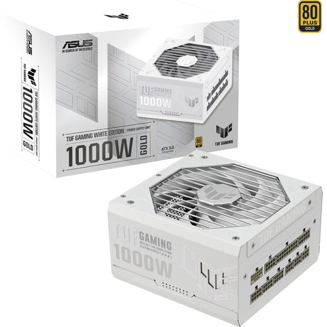 Alimentatore modulare Asus tuf gaming gold white edition da 1000 watt (bianco, 1x 12v-2x6, 4x pcie)