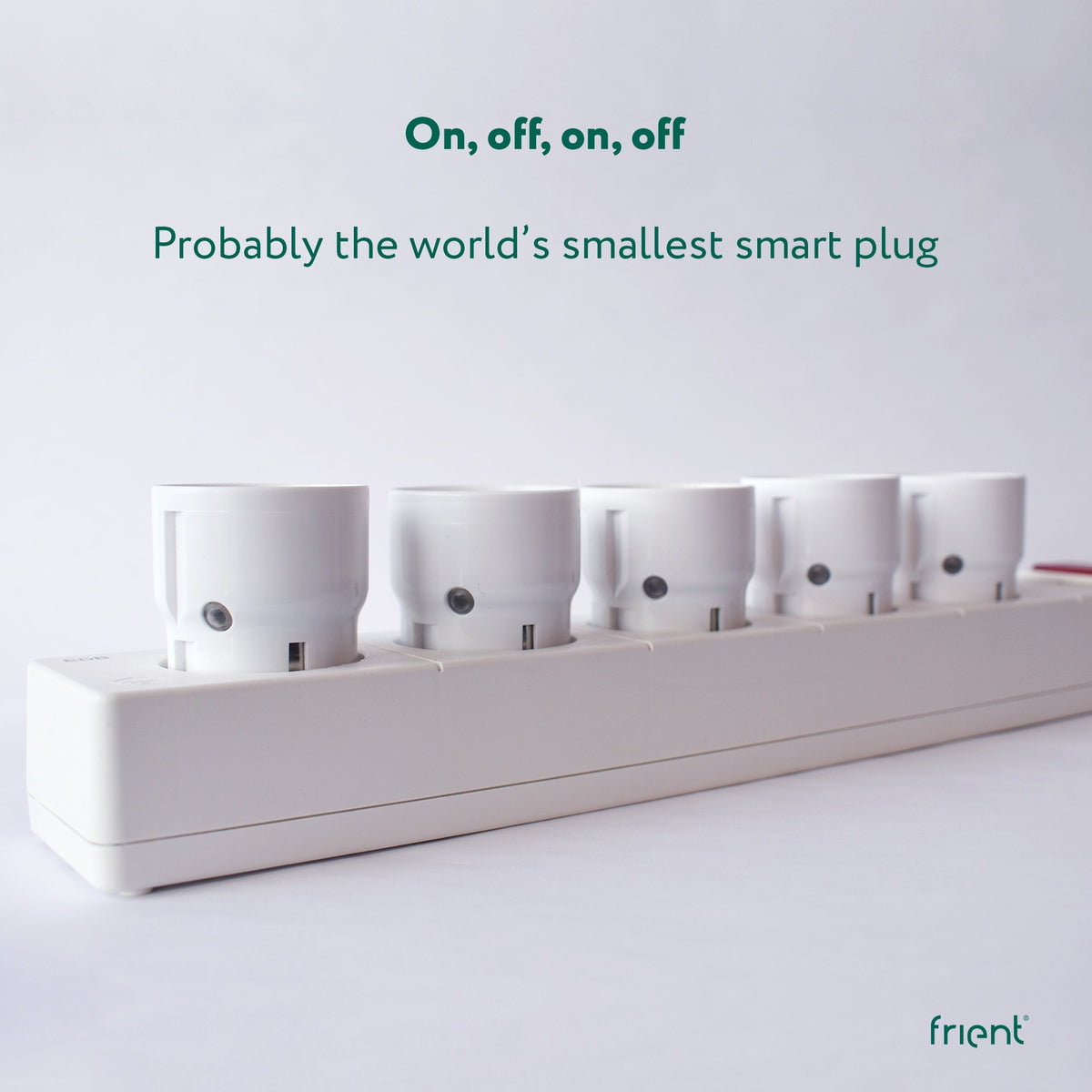Spina smart plug Frient mini 2 tipo e (francese) (bianca, zigbee 3.0)