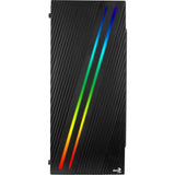 Custodia midi tower Aerocool streak (nera | 3x USB-A | RGB | finestra)