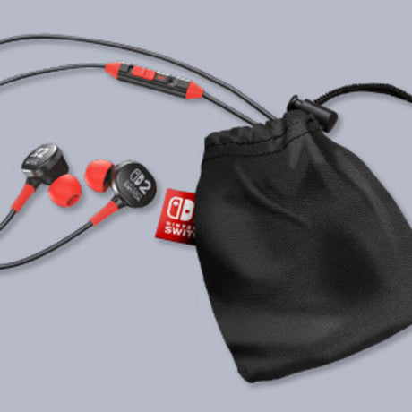 Auricolari cablati Powera per Nintendo Switch 2 in-ear (nero rosso, Nintendo Switch 2, Nintendo Switch, Nintendo Switch - modello OLED, Nintendo Switch Lite)