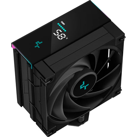 Deepcool AK400 Dissipatore CPU RGB digitale (Nero, connettore ventola PWM a 4 pin)
