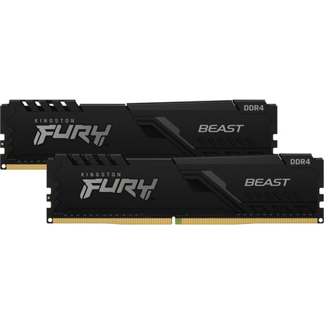 Kingston Fury Beast 16 GB DDR4-3200 (2x 8 GB) RAM (nero, KF432C16BBK2 16, XMP 2.0)