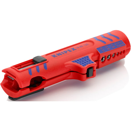 Spellacavi universale Knipex 1685125sb Strumento spelafili (rosso blu)