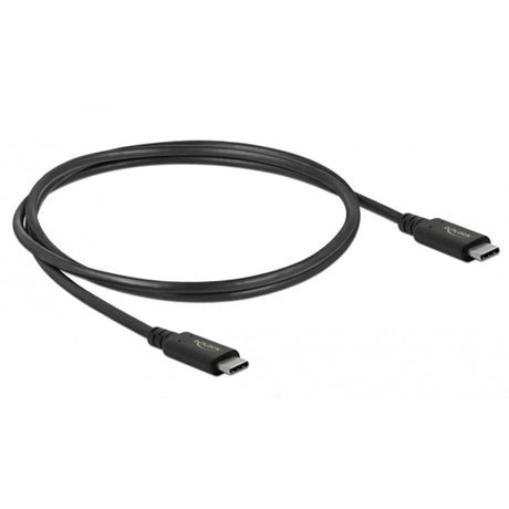 Delock Cavo coassiale coassiale USB4 da 40 Gbps (nero, 0,8 metri)