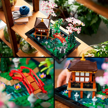 Lego Icons, kit di costruzione per la consapevolezza botanica del giardino rilassante per adulti - 10315