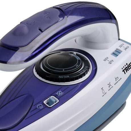 Ferro da stiro a vapore Tristar ST-8152 da viaggio (bianco blu)